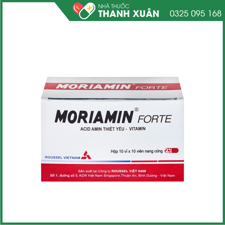 Moriamin Forte hỗ trợ duy trì và hồi phục sức khỏe